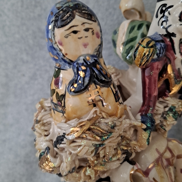 Handcrafted Ceramic Decorative Boot - Picture 2 of 12